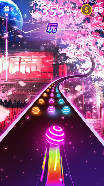 美歌大路 - 音乐球球游戏游戏截图