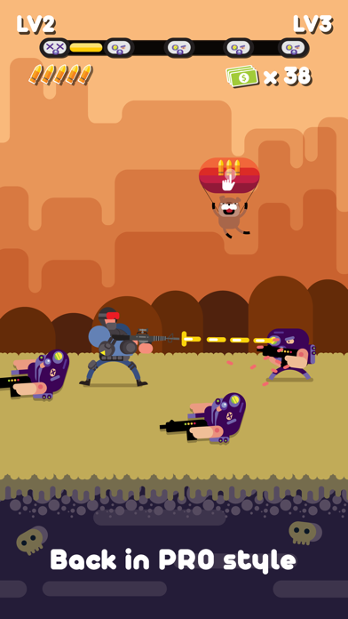 Gun Force PRO: shoot for watch游戏截图