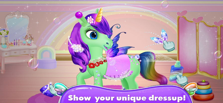 Unicorn Horse Groom & Caring游戏截图