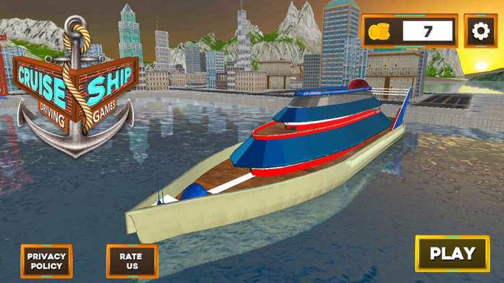 Cruise Ship Driving Games游戏截图