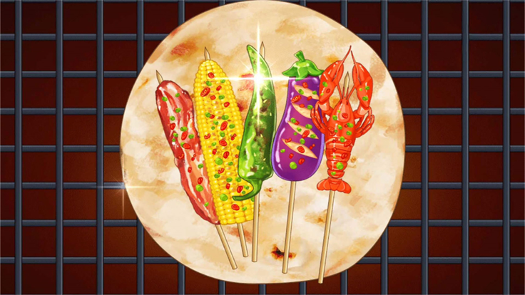 淄淄烧烤摊 - 模拟经营休闲解压小游戏游戏截图