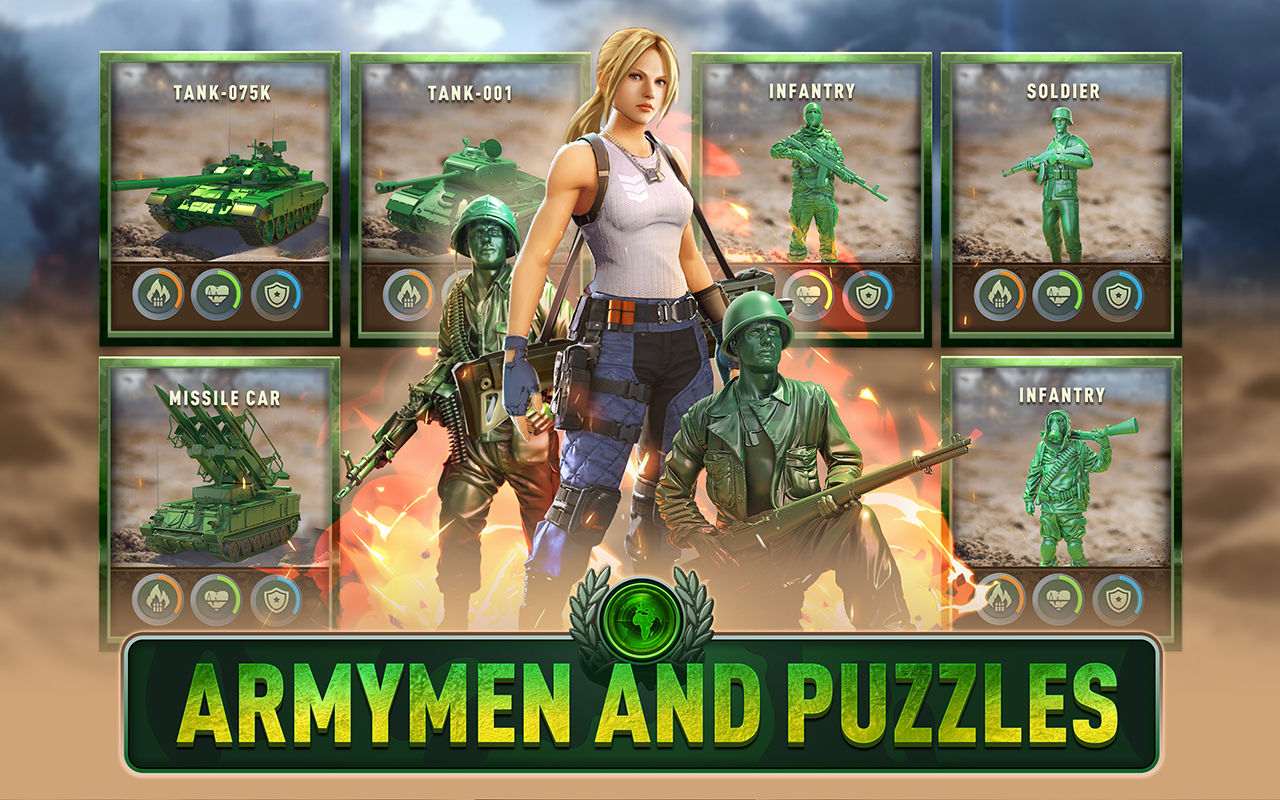 Screenshot of Army men & Puzzles