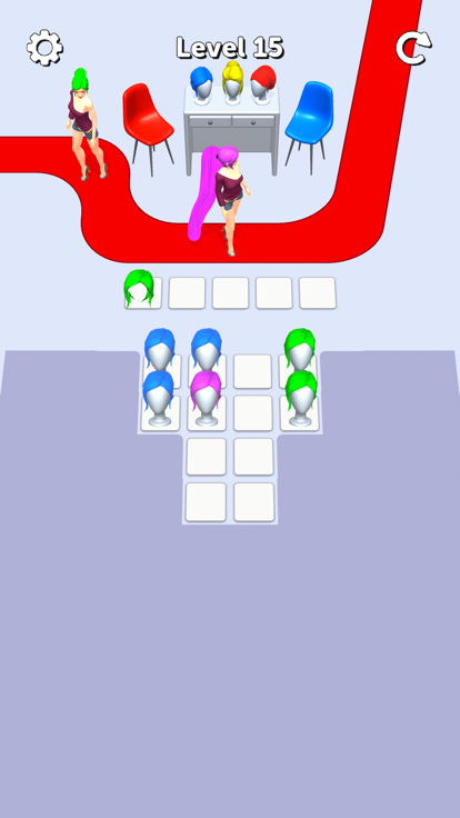 Wig Selection游戏截图