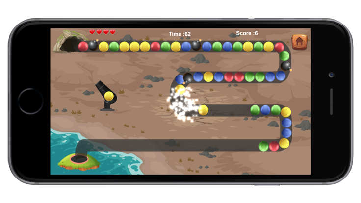 Marble Mission Blast游戏截图