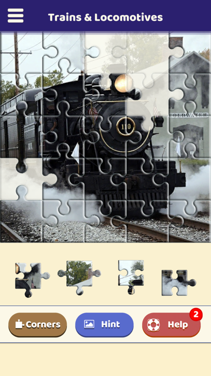 Trains & Locomotives Puzzle游戏截图