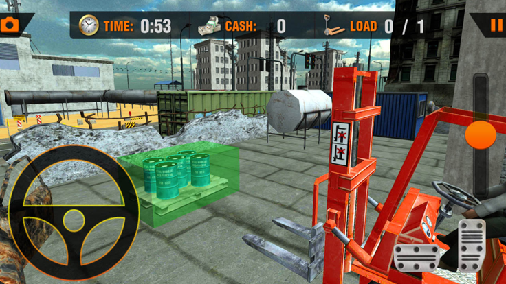 叉车模拟器 - 大型叉车模拟游戏截图