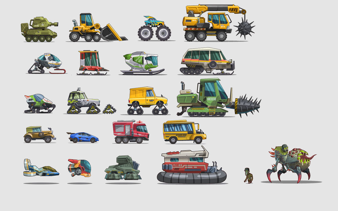 生化德比·山地逃杀游戏截图