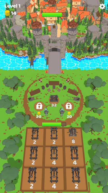 Merge Catapult Idle游戏截图