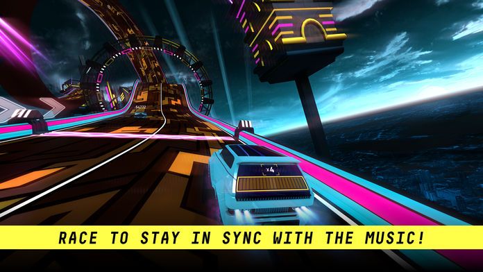 Riff Racer: Race Your Music游戏截图