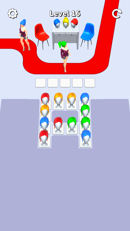 Wig Selection游戏截图