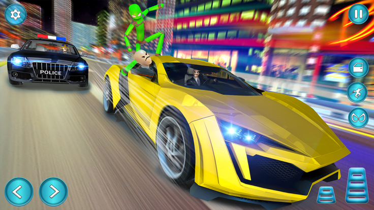 火柴人绳超级蜘蛛3D游戏截图