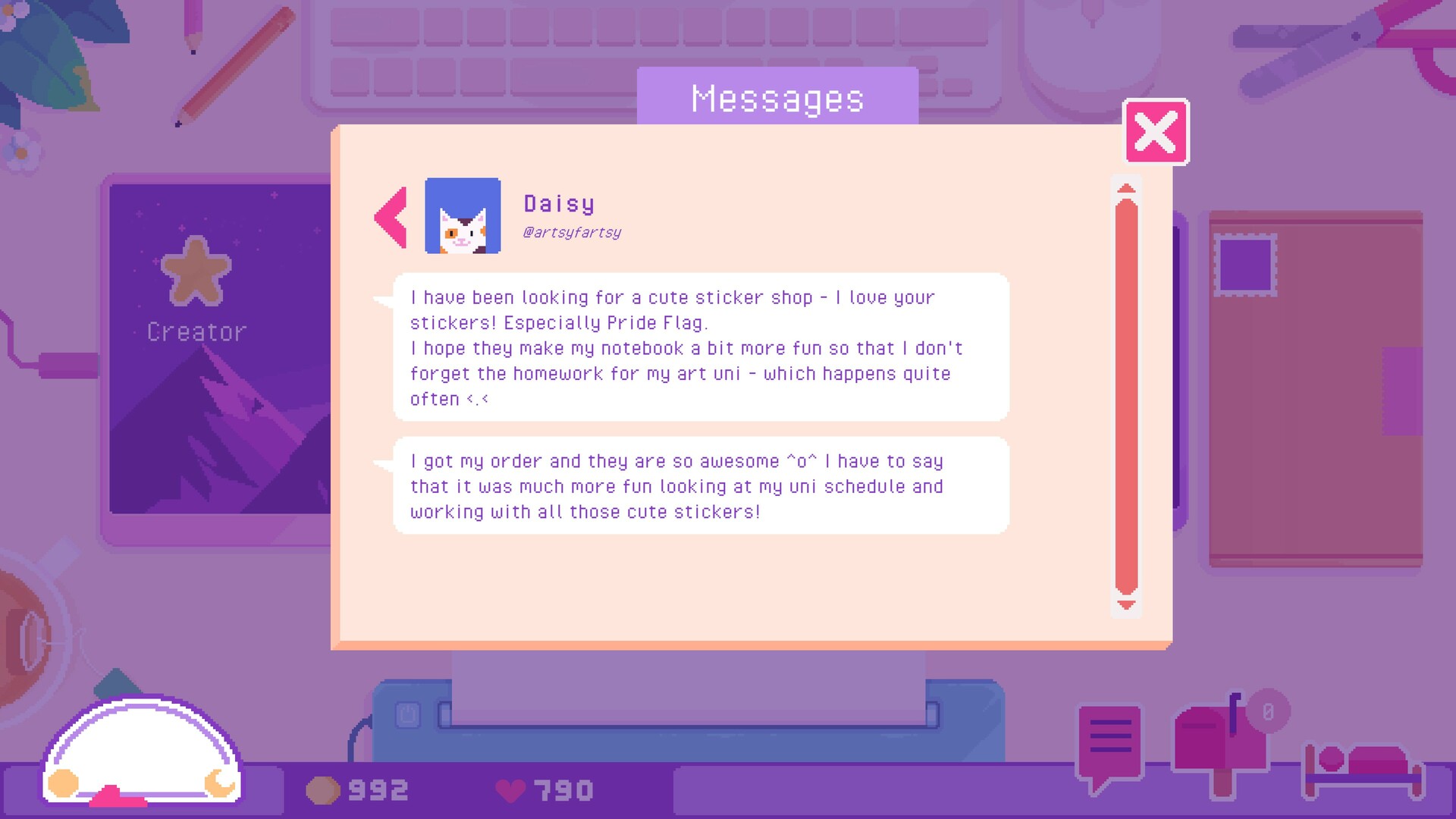 小小贴纸铺游戏截图