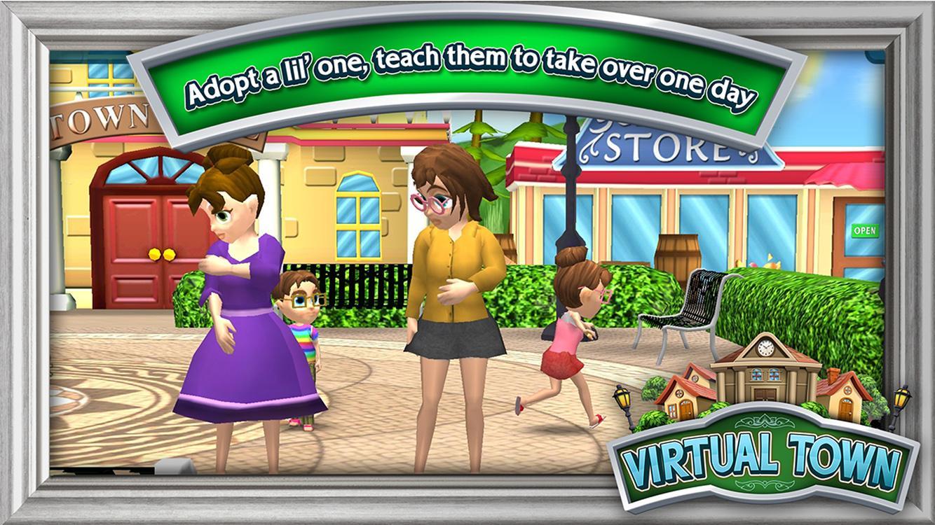 Screenshot of Virtual Town