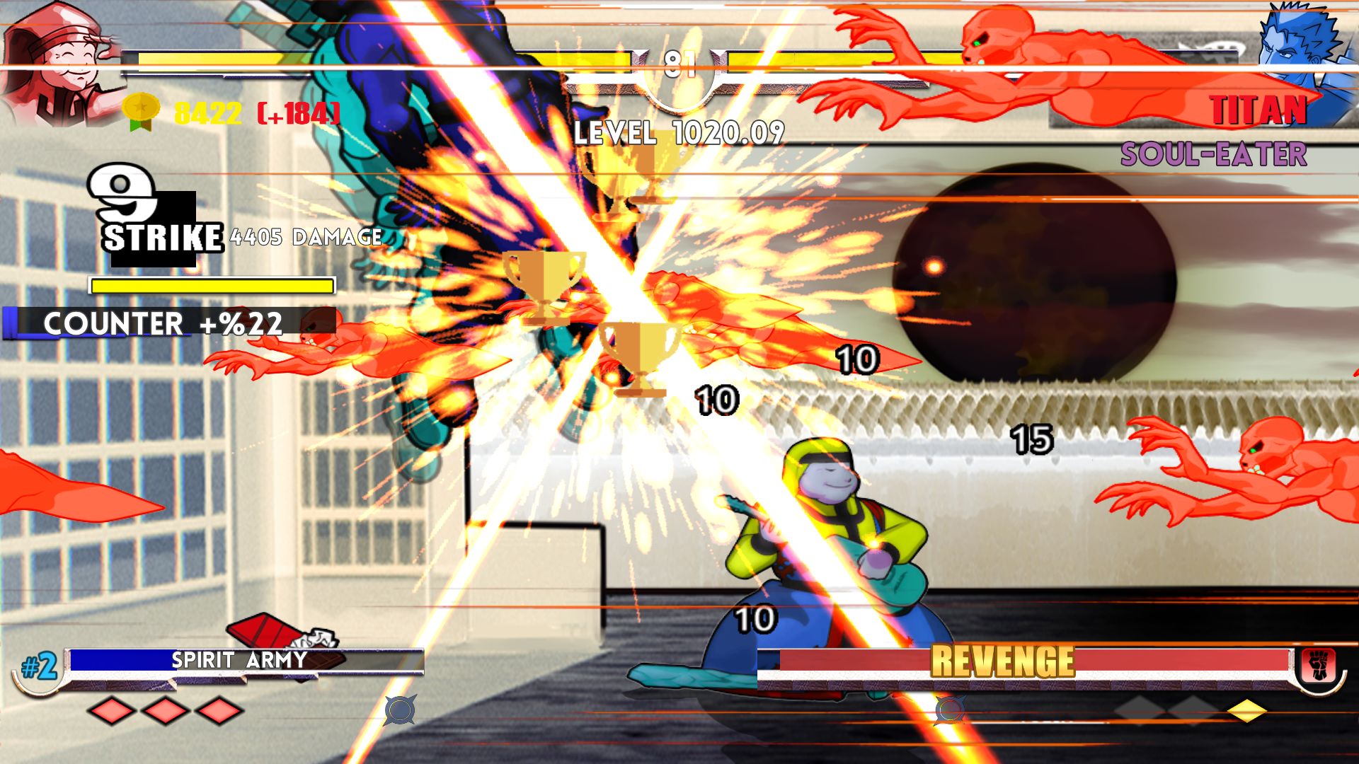 Screenshot of Slashers: Intense 2D Fighting
