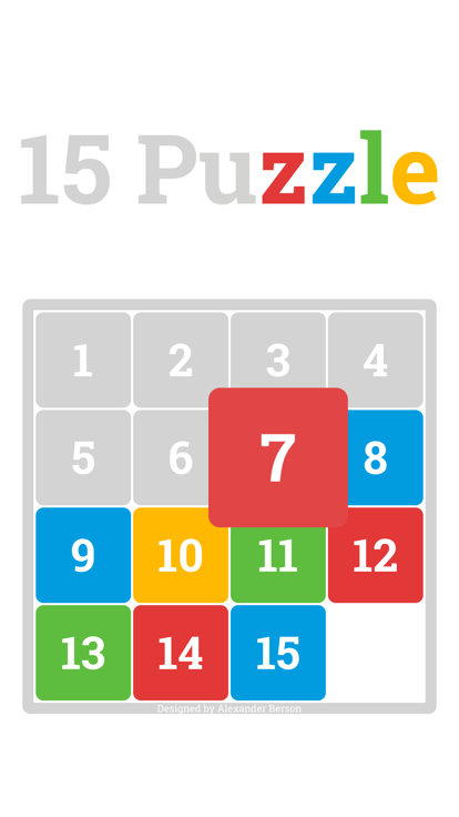 15 Puzzle for Kids*游戏截图