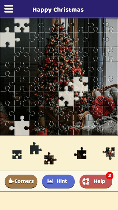 Happy Christmas Jigsaw Puzzle游戏截图