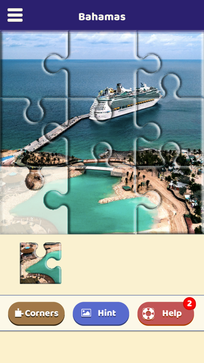 Bahamas Sightseeing Puzzle游戏截图