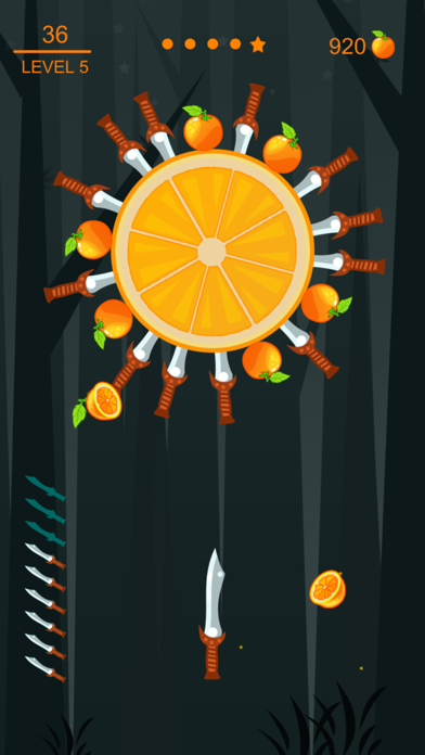 飞刀挑战赛-我的旋转飞刀游戏截图