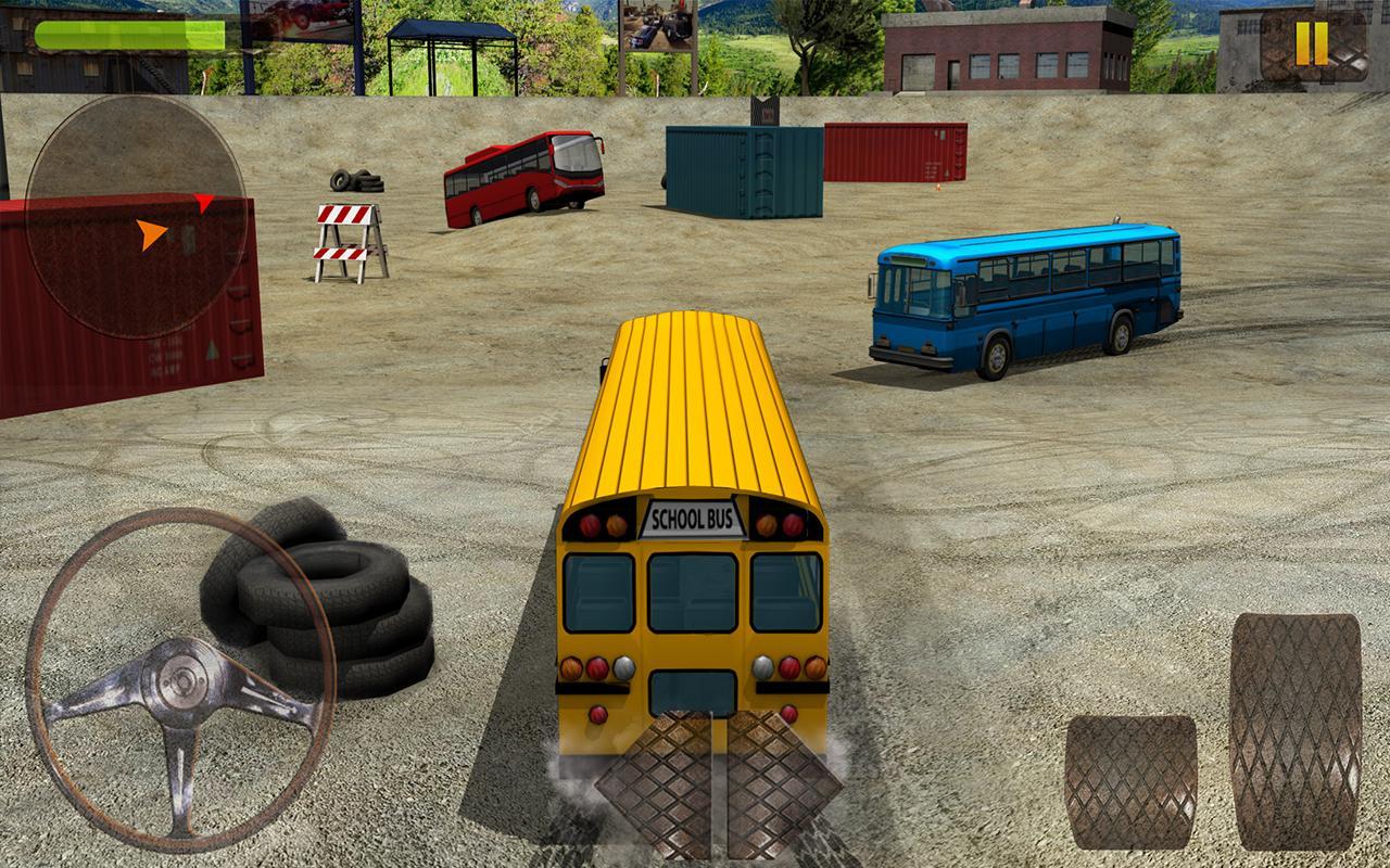 Screenshot of Demolition Derby: School Bus