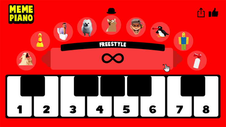 Meme Piano游戏截图