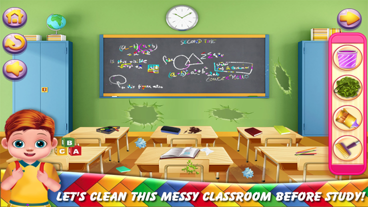 Twins Baby First Day At School游戏截图