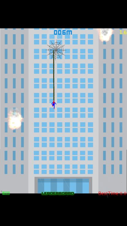 蜘蛛登山者 - 绳索摆动游戏截图