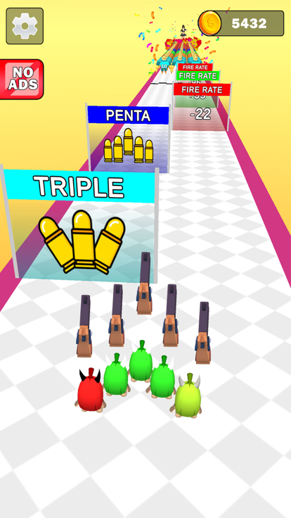 Epic Cry Banana Merge Run游戏截图