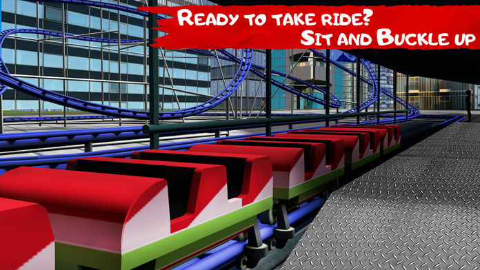 VR过山车 - 免费过山车虚拟现实游戏和纸板模拟器游戏截图