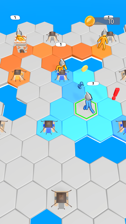 Hexagon Wars 3D游戏截图