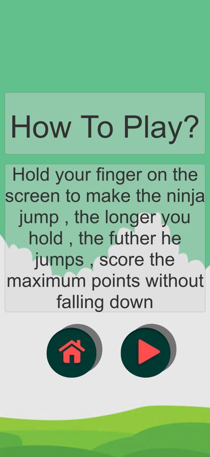 Ninja: Jump land游戏截图
