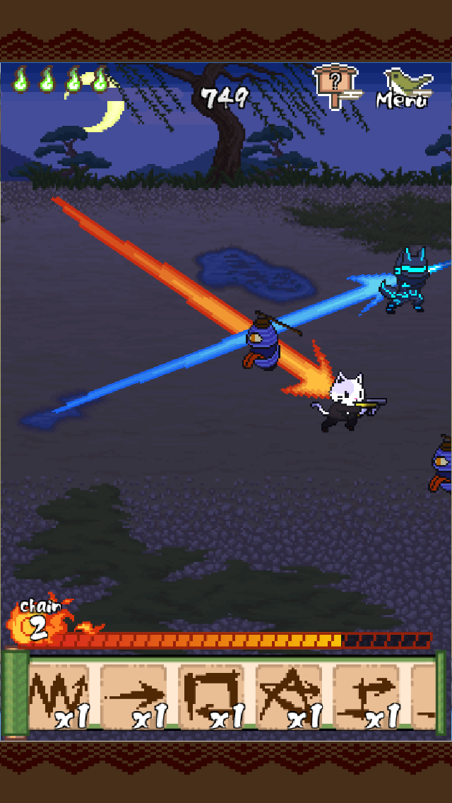 Wan Nyan Slash游戏截图