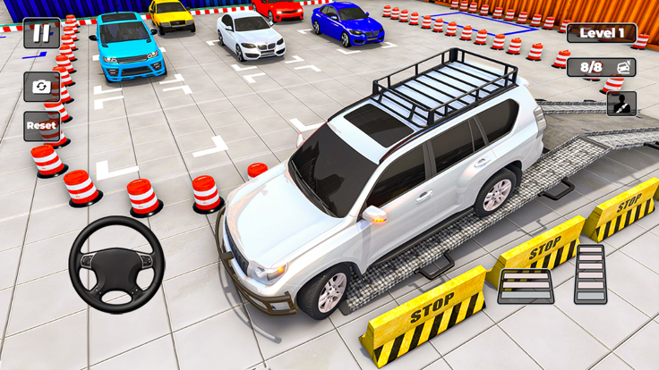 Prado Car Parking 3D Game游戏截图