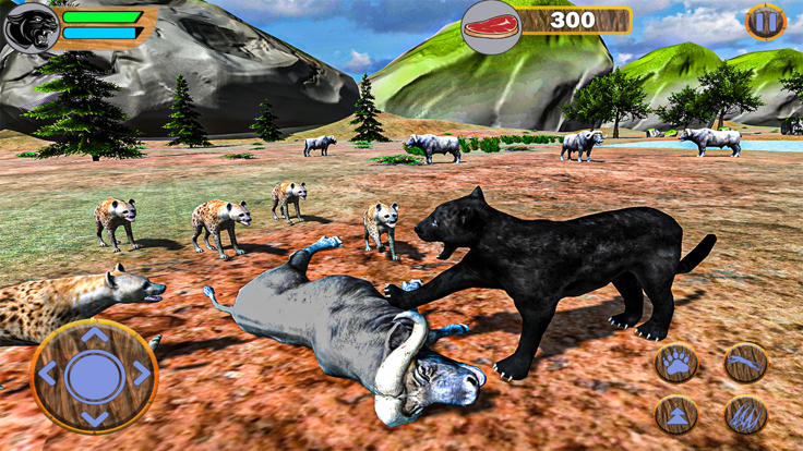 Wild Black Panther Furious Sim游戏截图