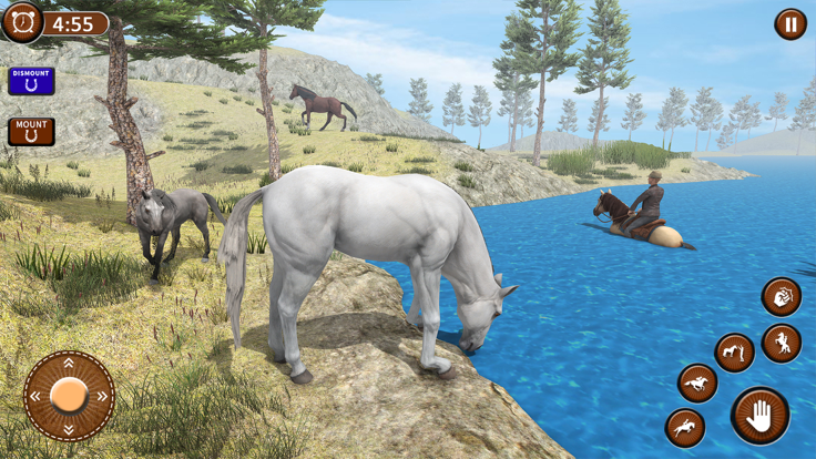 Wild Horse Simulator Life Game游戏截图