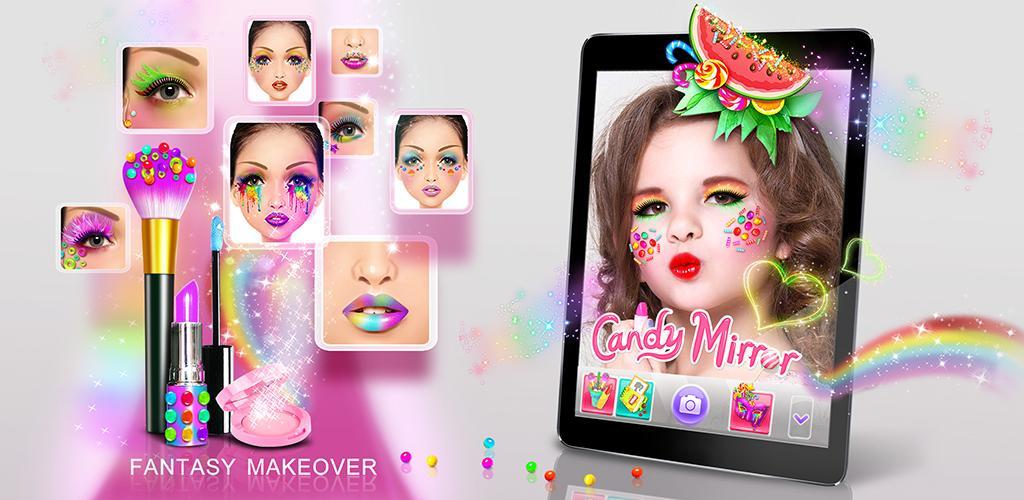 糖果镜子❤幻想糖果化妆和化妆应用程序游戏截图