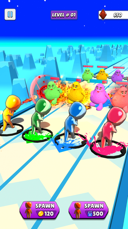 Stickman Squad - shooting game游戏截图