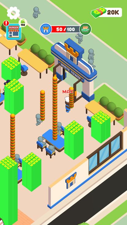 Burger Shop: Tycoon Idle游戏截图