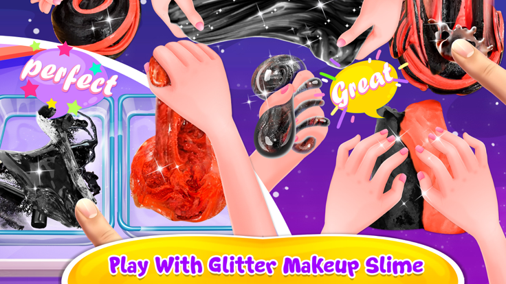 Makeup Slime - Glitter Fun游戏截图