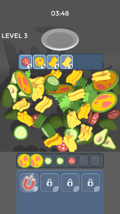 Foody Match 3D游戏截图