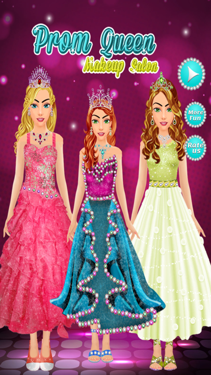 舞会皇后化妆沙龙 — — 化妆，装扮起来的魔法改造超级巨星模型美丽女孩游戏截图
