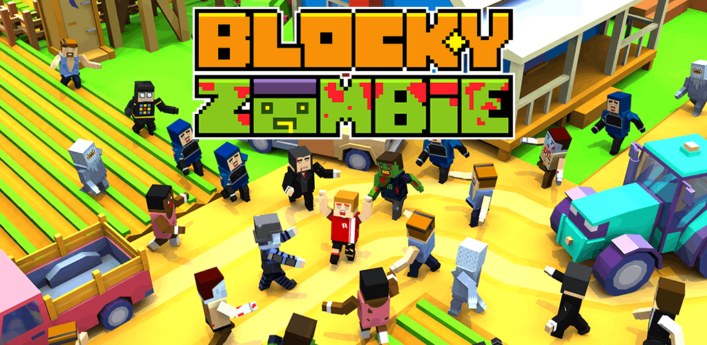 Blocky Zombies - Run Survival游戏截图