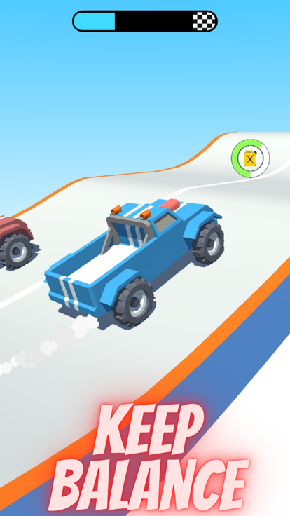 Bump Turbo Car Racer游戏截图