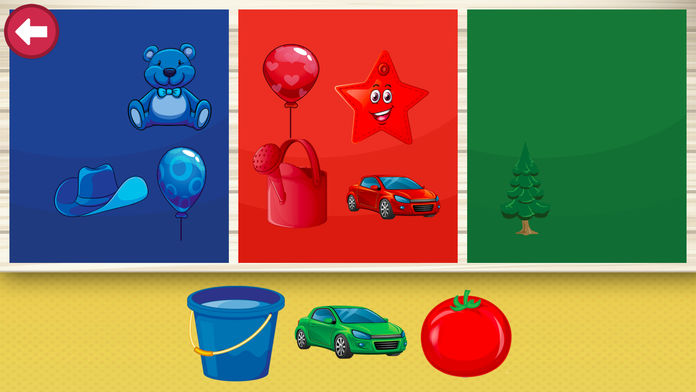 排序 - 儿童教育游戏：教颜色，形状和数字教育拼图儿童游戏截图