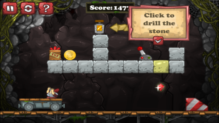 黄金矿工：经典挖金矿休闲小游戏 免费益智策略游戏游戏截图