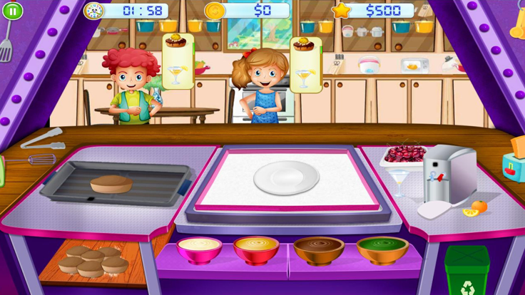 Cooking Food Fever Kids Mania游戏截图