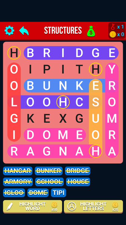 Word Hunt: Word Puzzle Game游戏截图