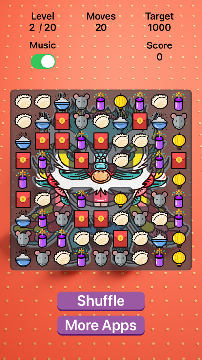 春节消消乐-传统中国风连连看,新年消消乐游戏截图