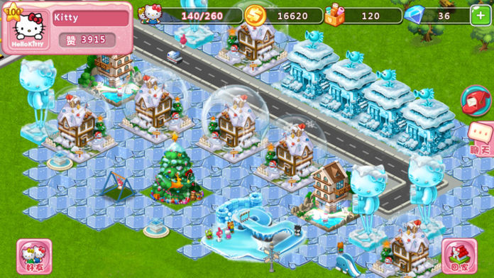 Hello Kitty梦幻花园-我的专属浪漫城镇游戏截图