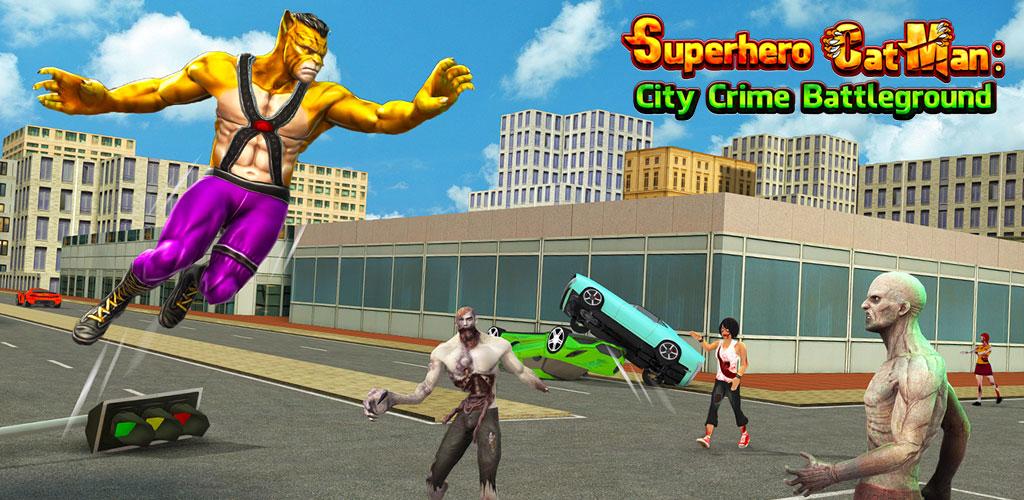 Superhero CatMan : City Crime Battleground游戏截图