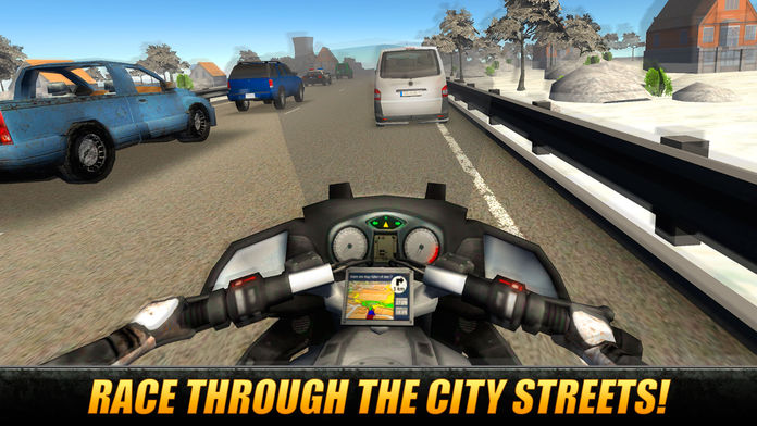 Moto Traffic Rider 3D: Speed City Racing Full游戏截图